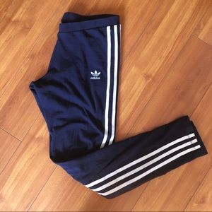 Adidas originals blue leggings